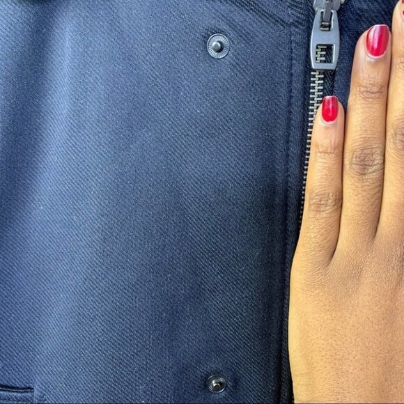 ZARA MAN WINTER COAT IN DARK NAVY BLUE MEN  SEZE XL - Picture 9 of 16